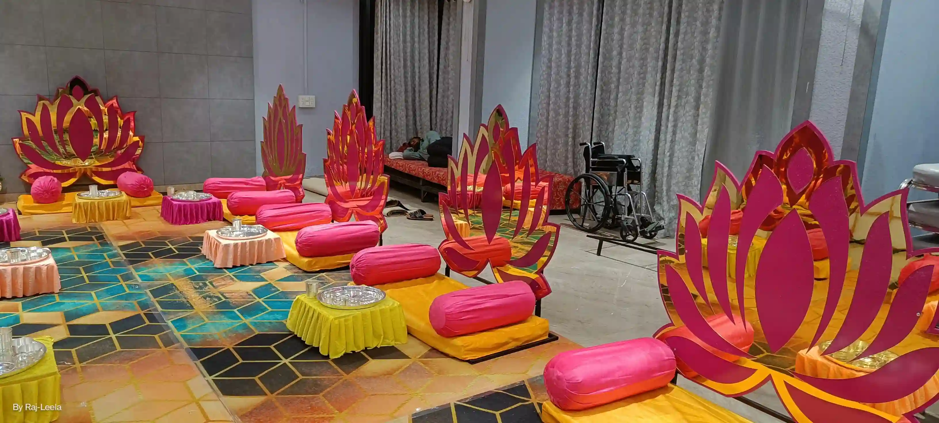 Shahi Bhoj Setup Decoration in Chhatrapati Sambhajinagar